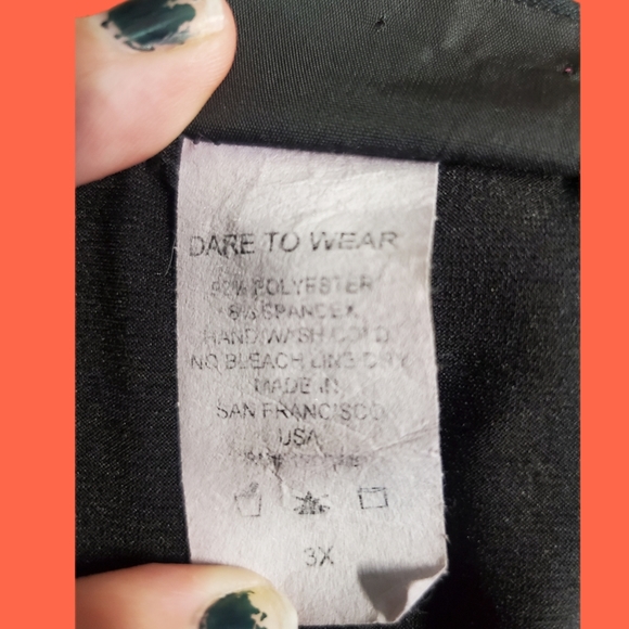 Lacey Front Corset Dare to Wear Mesh Sleeve Bewitched Top - Picture 5 of 5